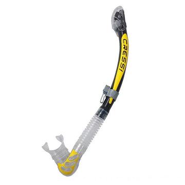 Cressi ALPHA ULTRA Dry Silicone Snorkel Flexible Breathing Tube